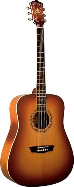 Washburn WD7S Dreadnought Acoustic Guitar, Cherry Burst