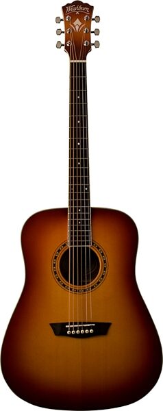 Washburn WD7S Dreadnought Acoustic Guitar, Tobacco Burst