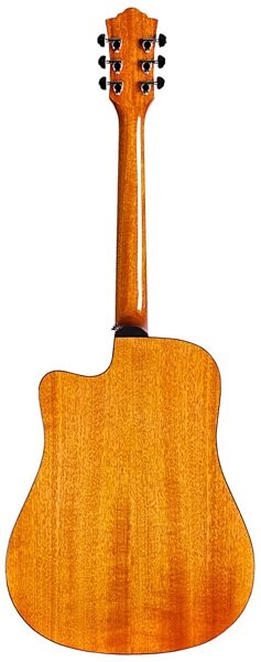 Guild D120CE Cutaway Acoustic-Electric Guitar (with Case), Back
