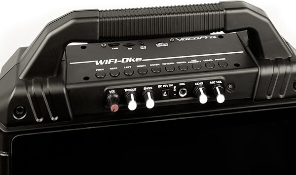 VocoPro WiFi-Oke Rechargeable Karaoke Machine, Action Position Back