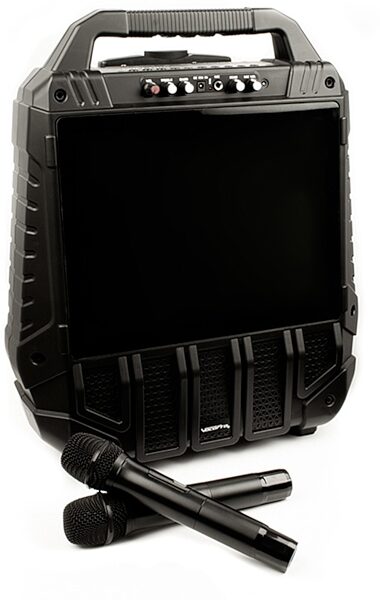 VocoPro WiFi-Oke Rechargeable Karaoke Machine, Action Position Back