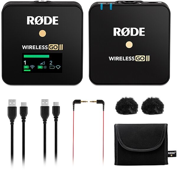 Rode Wireless GO II Single Compact Wireless Microphone System, New, Single