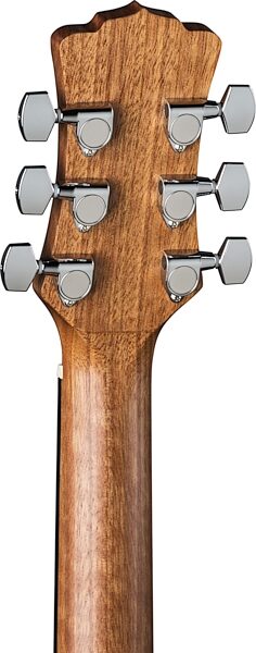 Luna Woodland Bamboo Dreadnought Acoustic Guitar, Action Position Back