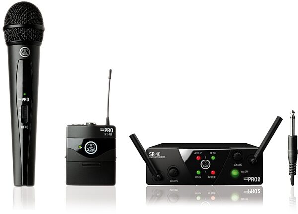 AKG WMS40 MINI2 Dual Vocal and Instrument Wireless System, Main