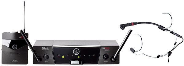 AKG WMS 40 Pro Flexx Sport Set Flexx UHF Diversity Wireless System with Headset, Main
