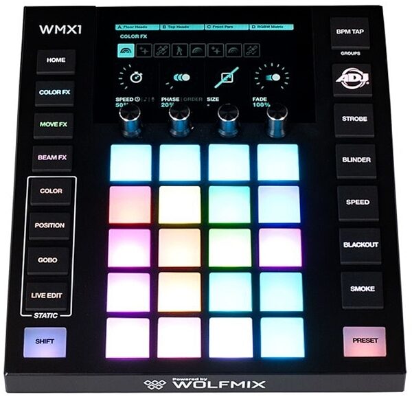 ADJ WMX1 Wolfmix Lighting Controller, New, view