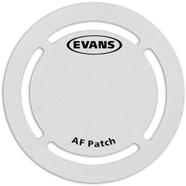 Evans EQ AF Kevlar Single Pedal Patch, White, 2-Pack, Main
