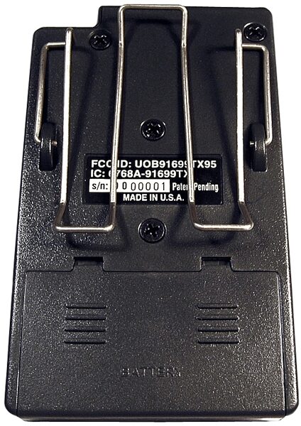 Line 6 X2 XDR95 24-Bit Digital Rackmount Wireless Instrument System, XDT4 Transmitter Back