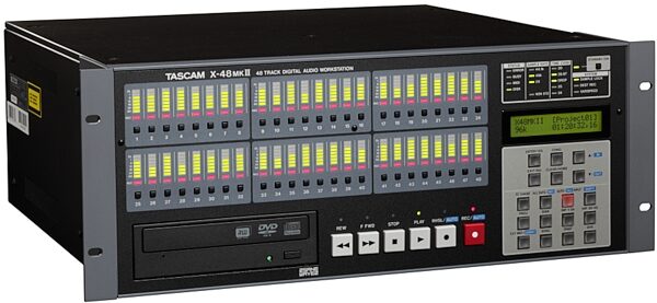 TASCAM X-48MKII Hybrid Disk Workstation Recorder, 48-Track, Left