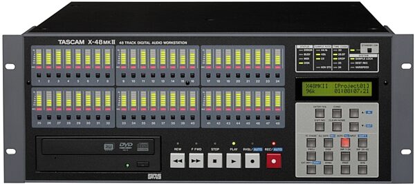 TASCAM X-48MKII Hybrid Disk Workstation Recorder, 48-Track, Main