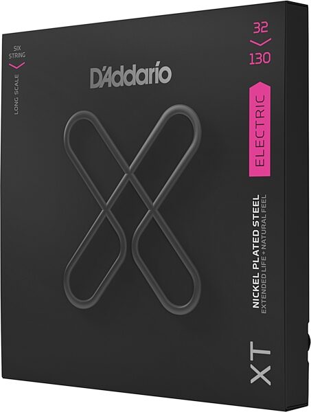 D'Addario XTB32130 XT 6-String Electric Bass Pack, 32-130, Action Position Back