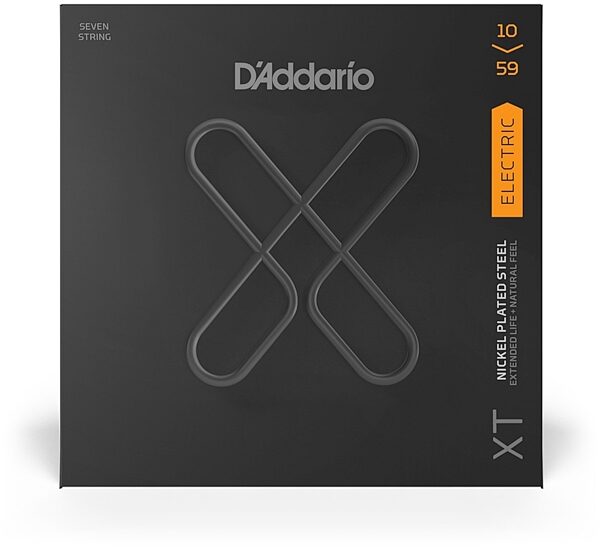 D'Addario XTE XT 7-String Electric String Pack, 10-59, view