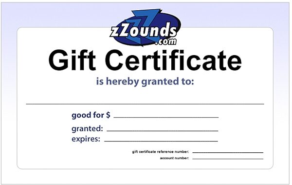 zZounds Gift Certificate, $100, Main