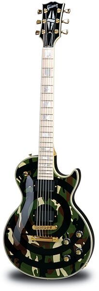 Gibson Custom Shop Zakk Wylde Les Paul Electric Guitar (with Case), Camo
