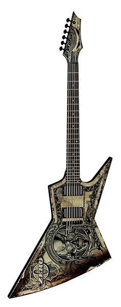 Dean Zero Dave Mustaine In Deth We Trust Electric Guitar, Main