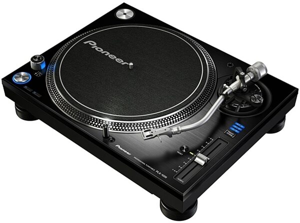 Pioneer DJ PLX-1000 Direct-Drive Turntable, Warehouse Resealed, Angle