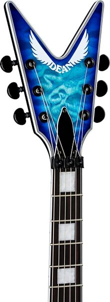 Dean Z Select Floyd Quilt Top Electric Guitar, Detail Headstock