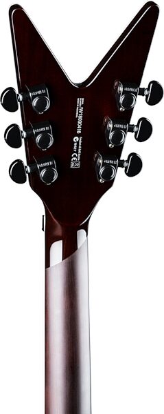 Dean Z Select Floyd Quilt Top Electric Guitar, Rear detail Headstock