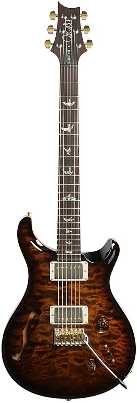 PRS Paul Reed Smith Wood Library Custom 22 SH Electric Guitar, Cocobolo Fingerboard (with Case), Gold Burst, Serial Number 0291849, Full Straight Front