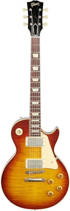 Gibson Custom 1959 Les Paul Standard Murphy Lab Light Aged Electric Guitar (with Case), Cherry Tobacco Burst, Serial Number 91442, Full Straight Front
