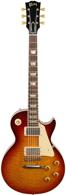 Gibson Custom 1959 Les Paul Murphy Lab Heavy Aged Electric Guitar (with Case), Slow Iced Tea Fade, 18-Pay-Eligible, Serial Number 911290, Full Straight Front