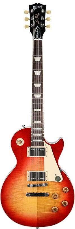 Gibson Les Paul Standard '50s Electric Guitar (with Case), Heritage Cherry Sunburst, 18-Pay-Eligible, Serial Number 232310443, Full Straight Front