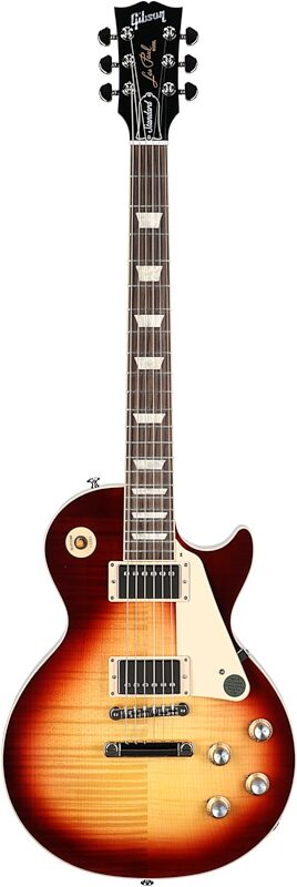 Gibson Exclusive '60s Les Paul Standard AAA Flame Top Electric Guitar (with Case), Bourbon Burst, Serial Number 203420260, Full Straight Front
