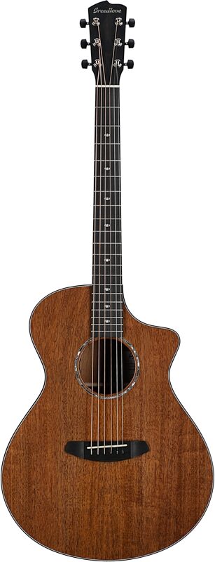 Breedlove Exclusive Premier Concert CE Acoustic-Electric Guitar (with Gig Bag), Suede, Serial Number 27156, Full Straight Front
