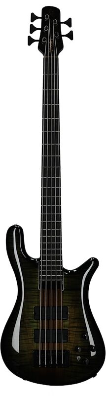 Spector USA NS-5 Neck Through Electric Bass, 5-String (with Case), Haunted Gloss, Serial Number 604, Full Straight Front