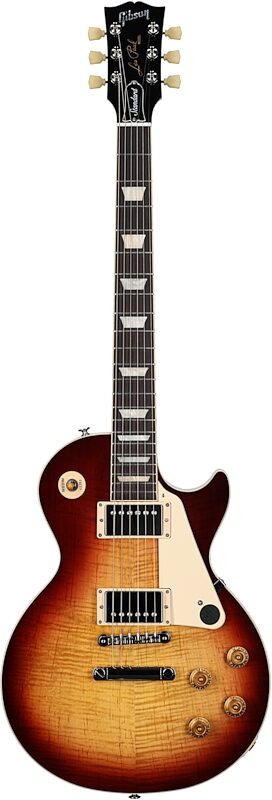 Gibson Les Paul Standard '50s AAA Top Electric Guitar (with Case), Bourbon Burst, Serial Number 214520168, Full Straight Front