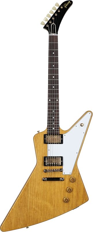 Gibson Custom 1958 Korina Explorer Electric Guitar (with Case), White Pickguard, Serial Number 82827, Full Straight Front