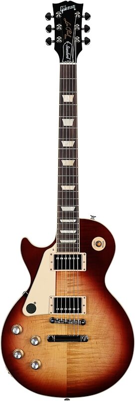Gibson Les Paul Standard '60s Electric Guitar, Left-Handed (with Case), Bourbon Burst, 18-Pay-Eligible, Serial Number 213820202, Full Straight Front