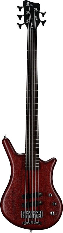 Warwick GPS German Pro Series Thumb BO 5 Electric Bass, 5-String (with Gig Bag), Red Oil, Serial Number GPS F 10115-22, Full Straight Front