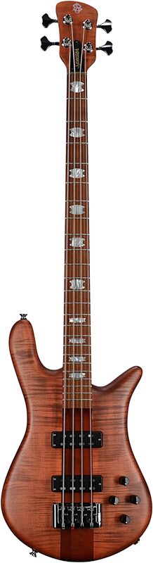 Spector Euro 4 RST Electric Bass (with Gig Bag), Sienna Stain Matte, Serial Number ]C121NB19485, Full Straight Front