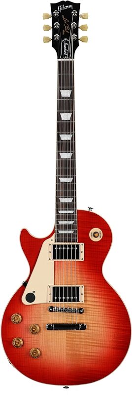 Gibson Les Paul Standard '50s Electric Guitar, Left-Handed (with Case), Heritage Cherry Sunburst, Serial Number 227320144, Full Straight Front