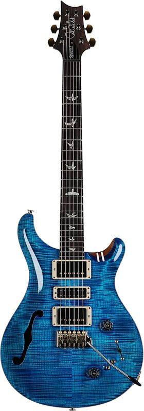PRS Paul Reed Smith Special Semi-Hollow LTD 10-Top Electric Guitar (with Case), Aquamarine, Serial Number 0348600, Full Straight Front