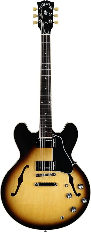 Gibson ES-335 Dot Satin Electric Guitar (with Case), Vintage Burst, Serial Number 230420307, Full Straight Front