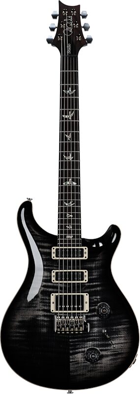 PRS Paul Reed Smith Studio Electric Guitar (with Case), Charcoal Burst, Serial Number 0349913, Full Straight Front