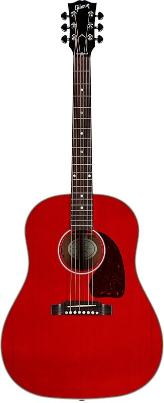 Gibson J-45 Standard Acoustic-Electric Guitar (with Case), Cherry, Serial Number 23422002, Full Straight Front