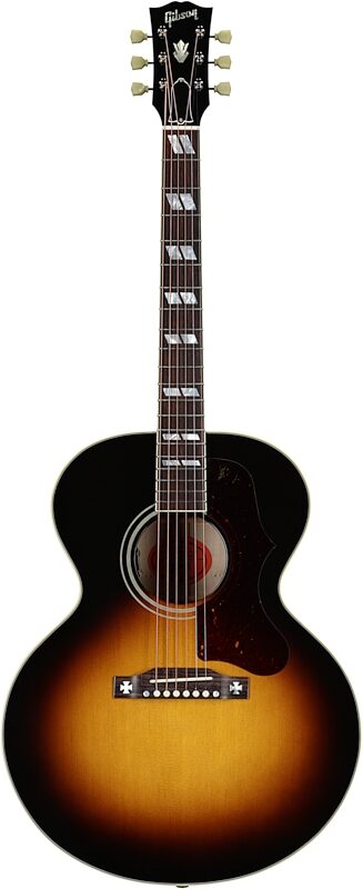 Gibson J-185 Original Acoustic-Electric Guitar (with Case), Vintage Sunburst, Serial Number 23552008, Full Straight Front