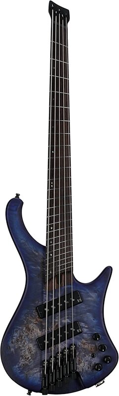 Ibanez EHB1505MS Bass Guitar, 5-String (with Gig Bag), Pacific Blue Burst, Serial Number 211P01I221008010, Full Straight Front