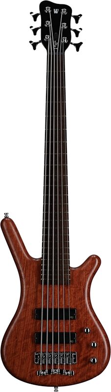 Warwick GPS Corvette Standard 6 Electric Bass, 6-String (with Gig Bag), Bubinga, Serial Number GPS A 011085-23, Full Straight Front