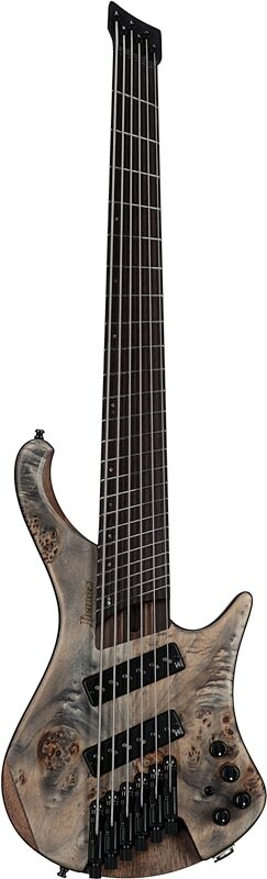 Ibanez EHB1506MS Bass Guitar, 6-String (with Gig Bag), Flat Black Ice, Serial Number 211P01I221003287, Full Straight Front