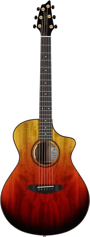 Breedlove Oregon Limited Edition Concert CE Acoustic Guitar (with Case), Tequila Sunrise, Serial Number 28360, Full Straight Front