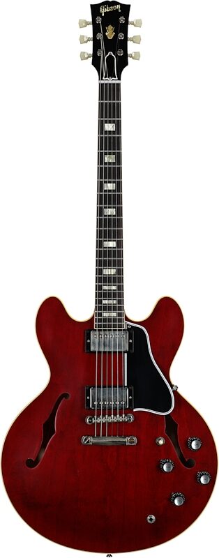 Gibson Custom '64 ES-335 Reissue VOS Electric Guitar (with Case), 60s Cherry, Serial Number 130516, Full Straight Front