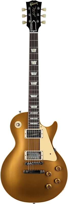 Gibson Custom 57 Les Paul Standard Goldtop VOS Electric Guitar (with Case), Gold Top, Serial Number 73773, Full Straight Front