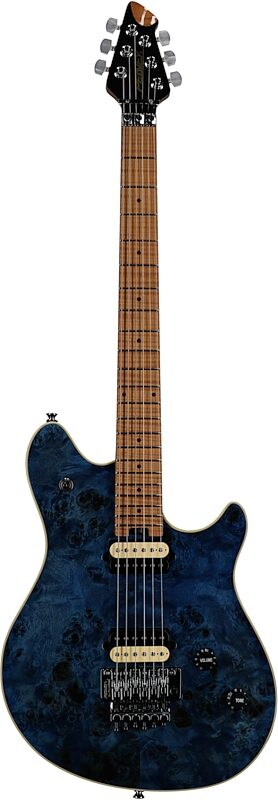 Peavey HP 2 Electric Guitar (with Case), Transparent Blue, Serial Number 0ARCDA00909, Full Straight Front
