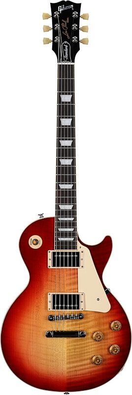 Gibson Exclusive '50s Les Paul Standard AAA Flame Top Electric Guitar (with Case), Heritage Cherry Sunburst, Serial Number 219830367, Full Straight Front