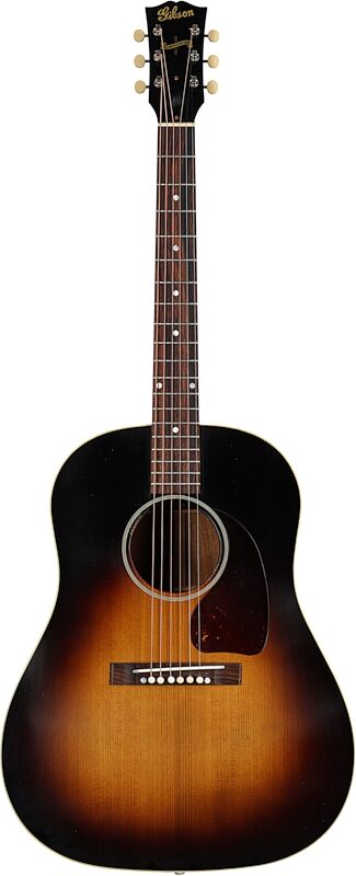 Gibson Custom Shop Murphy Lab 1942 Historic Banner J-45 Acoustic Guitar (with Case), Light Aged Vintage Sunburst, Serial Number 22183055, Full Straight Front