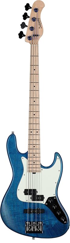 Sadowsky MetroLine 21-Fret Vintage P/J Electric Bass, 4-String (with Gig Bag), Ocean Blue, Serial Number SML C 002821-23, Full Straight Front